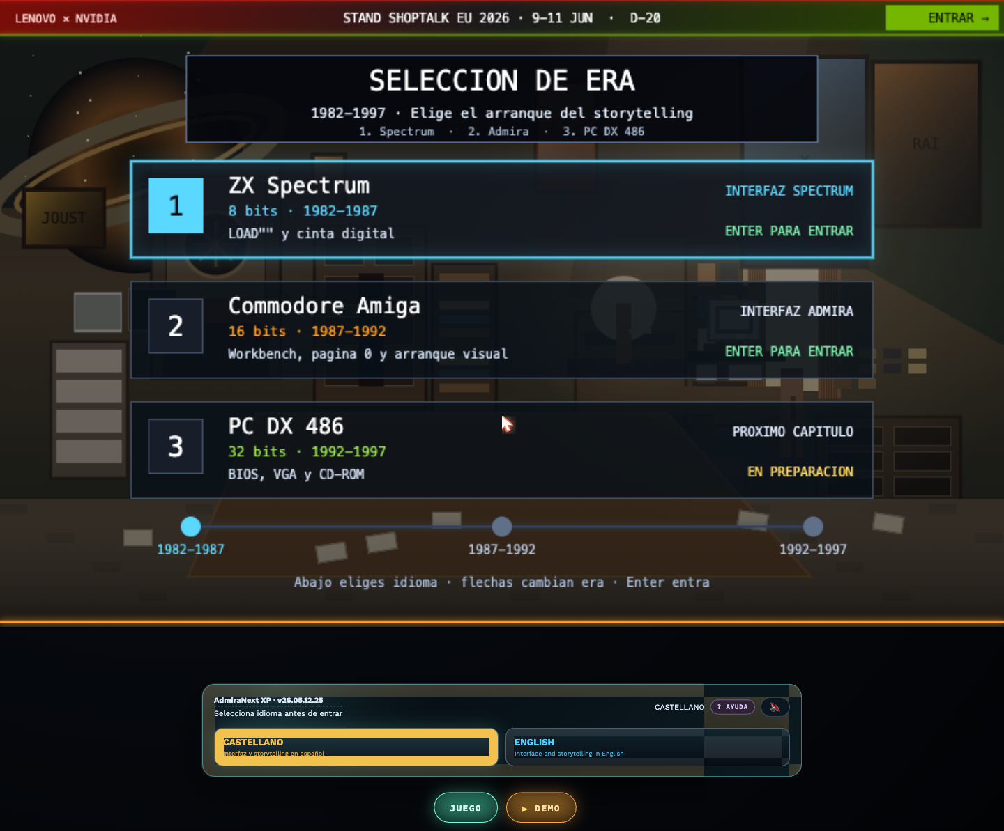 Selección de era